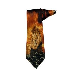 Steve Harris Lion Vintage Novelty Necktie